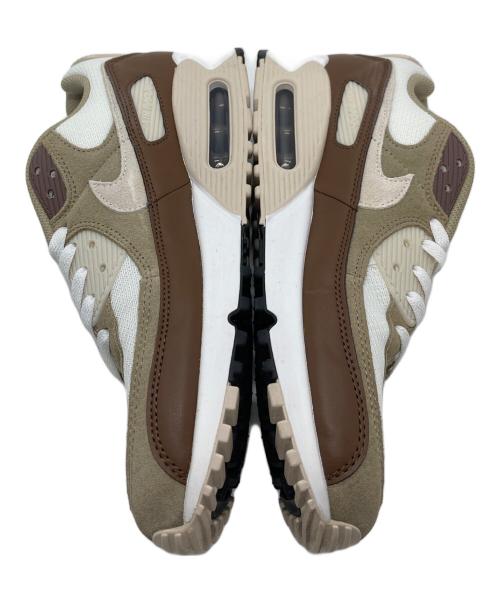 NIKE（ナイキ）NIKE (ナイキ) AIR MAX 90 サミットホワイト/ブラウン ホワイト×ベージュ サイズ:US 9.5の古着・服飾アイテム