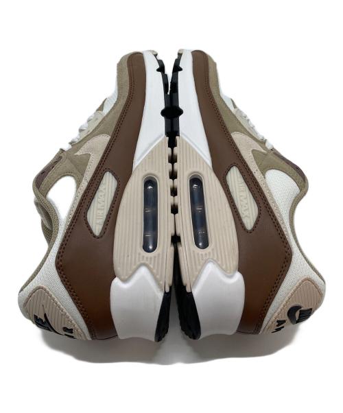 NIKE（ナイキ）NIKE (ナイキ) AIR MAX 90 サミットホワイト/ブラウン ホワイト×ベージュ サイズ:US 9.5の古着・服飾アイテム