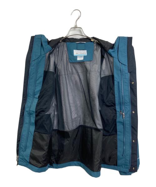 Columbia（コロンビア）Columbia (コロンビア) ウッドロードジャケット　マウンテンパーカー　ナイロンパーカー ブルー×ブラック サイズ:Sの古着・服飾アイテム