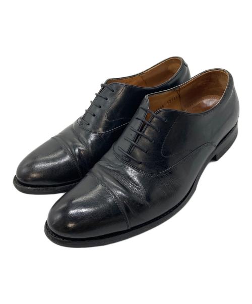 Jalan Sriwijaya（ジャランスリウァヤ）Jalan Sriwijaya (ジャランスリウァヤ) 内羽根式ストレートチップシューズ　レザーシューズ　ビジネスシューズ ブラック サイズ:41の古着・服飾アイテム