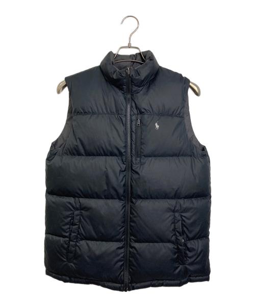 POLO RALPH LAUREN（ポロ・ラルフローレン）POLO RALPH LAUREN (ポロ・ラルフローレン) リバーシブルダウンベスト グレー×ブラック サイズ:XLの古着・服飾アイテム