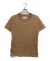 Maison Margiela（メゾンマルジェラ）の古着「Tシャツ　コットンTシャツ」｜ベージュ