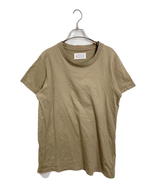 Maison Margiela（メゾンマルジェラ）Maison Margiela (メゾンマルジェラ) Tシャツ　コットンTシャツ　ここのえ期　イタリア製 ベージュ サイズ:Mの古着・服飾アイテム