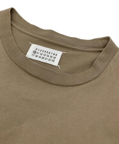 Maison Margiela（メゾンマルジェラ）Maison Margiela (メゾンマルジェラ) Tシャツ　コットンTシャツ　ここのえ期　イタリア製 ベージュ サイズ:Mの古着・服飾アイテム