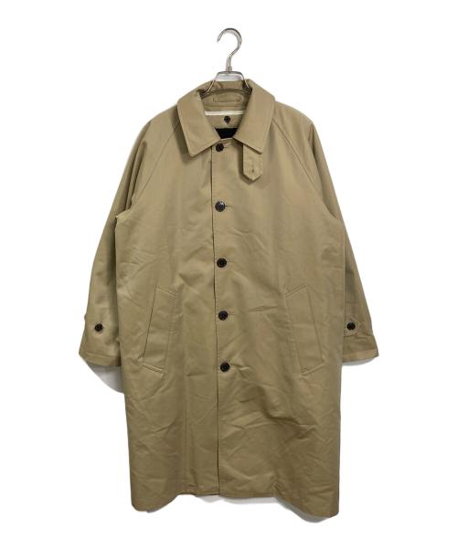 Traditional Weatherwear（トラディショナルウェザーウェア）Traditional Weatherwear (トラディショナルウェザーウェア) ライナー付ステンカラーコート　ロングコート　ラグランコート ベージュ サイズ:36の古着・服飾アイテム