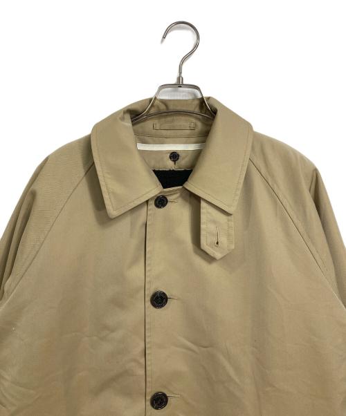 Traditional Weatherwear（トラディショナルウェザーウェア）Traditional Weatherwear (トラディショナルウェザーウェア) ライナー付ステンカラーコート　ロングコート　ラグランコート ベージュ サイズ:36の古着・服飾アイテム