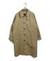 Traditional Weatherwear（トラディショナルウェザーウェア）の古着「ライナー付ステンカラーコート　ロングコート　ラグランコート」｜ベージュ