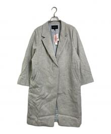 INDIVI（インディヴィ）の古着「2 FACE COATウールビーバーチェスターコート」｜グレー