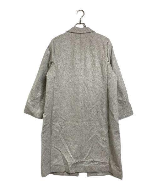 INDIVI（インディヴィ）INDIVI (インディヴィ) 2 FACE COATウールビーバーチェスターコート グレー サイズ:15 未使用品の古着・服飾アイテム