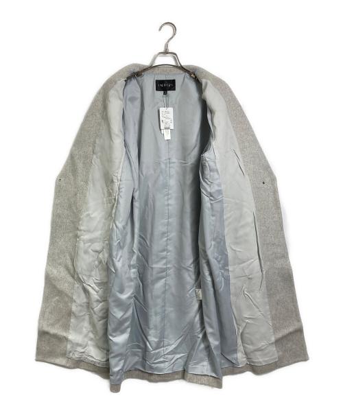 INDIVI（インディヴィ）INDIVI (インディヴィ) 2 FACE COATウールビーバーチェスターコート グレー サイズ:15 未使用品の古着・服飾アイテム