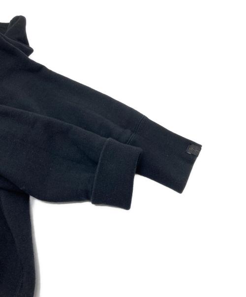 LOOPWHEELER（ループウィラー）LOOPWHEELER (ループウィラー) mogno6 (モグノシックス) ロゴスウェット　パイル　日本製 ブラック サイズ:Sの古着・服飾アイテム