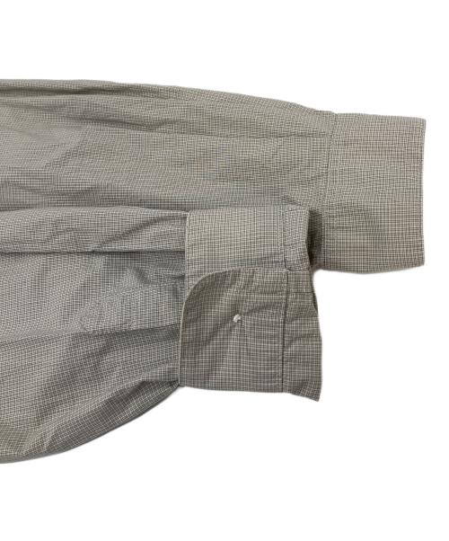 STEVEN ALAN（スティーブンアラン）STEVEN ALAN (スティーブンアラン) BUTTER-G BOX BAND COLLAR SHIRT-BOLD/シャツ　ノーカラーシャツ　コットンシャツ　日本製 ベージュ サイズ:Lの古着・服飾アイテム