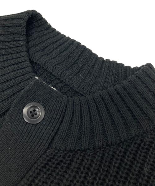 MHL（エムエイチエル）MHL (エムエイチエル) ROUGH COTTON カーディガン ブラック サイズ:Mの古着・服飾アイテム