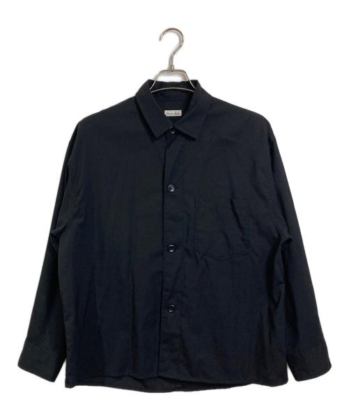 STEVEN ALAN（スティーブンアラン）STEVEN ALAN (スティーブンアラン) TW/TRO WORKN REGULAR COLLAR SHIRT/シャツ　長袖シャツ　日本製 ブラック サイズ:Sの古着・服飾アイテム