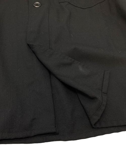 STEVEN ALAN（スティーブンアラン）STEVEN ALAN (スティーブンアラン) TW/TRO WORKN REGULAR COLLAR SHIRT/シャツ　長袖シャツ　日本製 ブラック サイズ:Sの古着・服飾アイテム