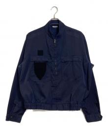 French Army（フランス軍）の古着「【古着】POLICE NATIONALE WATERPROOF  ポリスジャケット　ワークジャケット　アーミージャケット　フランス国家憲兵隊」｜ネイビー