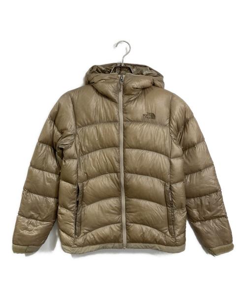 THE NORTH FACE（ザ ノース フェイス）THE NORTH FACE (ザ ノース フェイス) アコンカグア フーディ ダウンジャッケット ベージュ サイズ:Mの古着・服飾アイテム