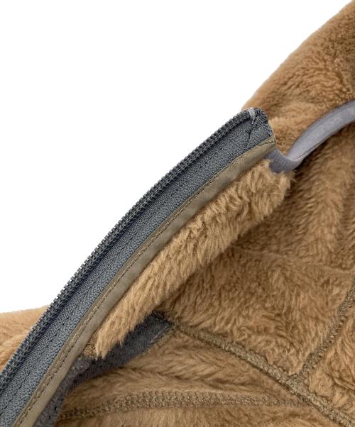 and wander（アンドワンダー）and wander (アンドワンダー) 19AW  high loft fleece hoodie フリースジャケット　アウター　ライトアウター　スポーツ　アウトドア　日本製 ベージュ サイズ:4の古着・服飾アイテム