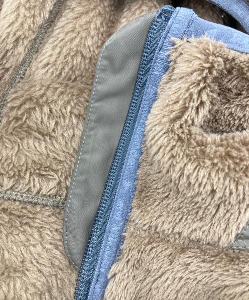 and wander（アンドワンダー）and wander (アンドワンダー) 19AW  high loft fleece hoodie フリースジャケット　アウター　ライトアウター　スポーツ　アウトドア　日本製 ベージュ サイズ:4の古着・服飾アイテム