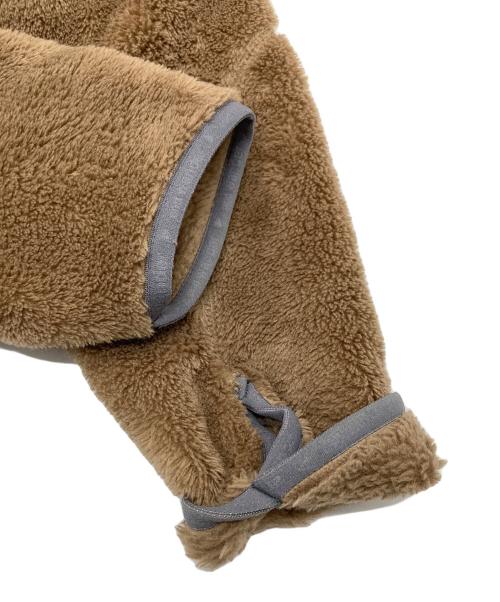 and wander（アンドワンダー）and wander (アンドワンダー) 19AW  high loft fleece hoodie フリースジャケット　アウター　ライトアウター　スポーツ　アウトドア　日本製 ベージュ サイズ:4の古着・服飾アイテム