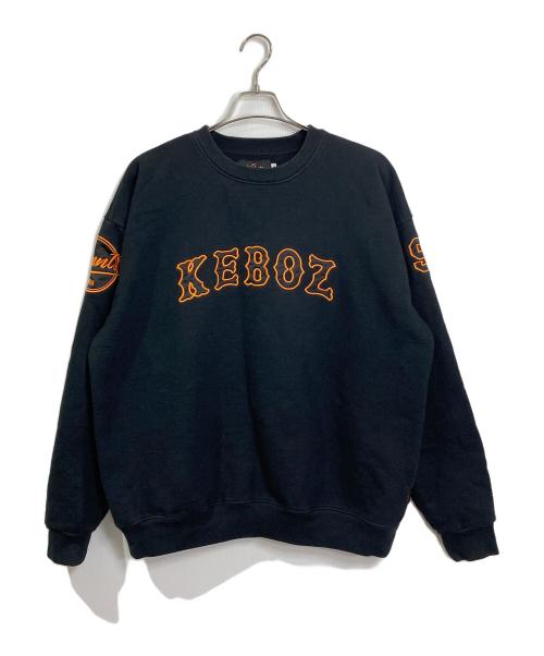 KEBOZ（ケボズ）KEBOZ (ケボズ) FREAK'S STORE (フリークスストア) 読売ジャイアンツ (ヨミウリジャイアンツ) スウェット　ジャイアンツスウェット ブラック×オレンジ サイズ:Lの古着・服飾アイテム