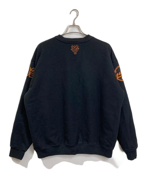 KEBOZ（ケボズ）KEBOZ (ケボズ) FREAK'S STORE (フリークスストア) 読売ジャイアンツ (ヨミウリジャイアンツ) スウェット　ジャイアンツスウェット ブラック×オレンジ サイズ:Lの古着・服飾アイテム
