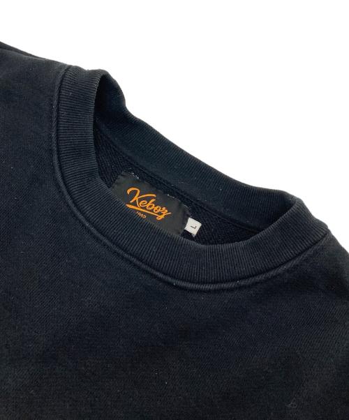 KEBOZ（ケボズ）KEBOZ (ケボズ) FREAK'S STORE (フリークスストア) 読売ジャイアンツ (ヨミウリジャイアンツ) スウェット　ジャイアンツスウェット ブラック×オレンジ サイズ:Lの古着・服飾アイテム