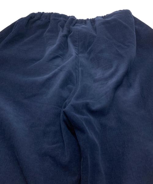 BLUEINGREEN（ブルーイングリーン）BLUEINGREEN (ブルーイングリーン) バルーンパンツ　サーカスパンツ　コーデュロイパンツ　コットンパンツ　日本製 ネイビー サイズ:実寸参照の古着・服飾アイテム
