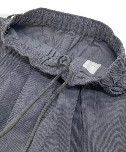 休日と詩（キュウジツトウタ）休日と詩 (キュウジツトウタ) ニューボンボンパンツ“コーデュロイ” コットンパンツ グレー サイズ:実寸参照 未使用品の古着・服飾アイテム