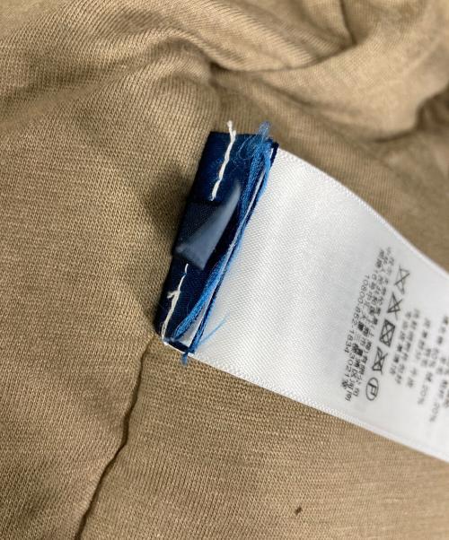 RALPH LAUREN（ラルフローレン）RALPH LAUREN (ラルフローレン) レザートリムナイロンダウンベスト　アウター　ライトアウター オリーブ サイズ:Mの古着・服飾アイテム