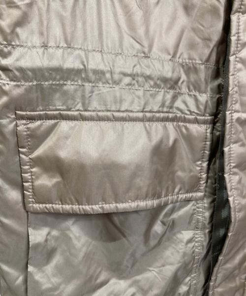 RALPH LAUREN（ラルフローレン）RALPH LAUREN (ラルフローレン) レザートリムナイロンダウンベスト　アウター　ライトアウター オリーブ サイズ:Mの古着・服飾アイテム