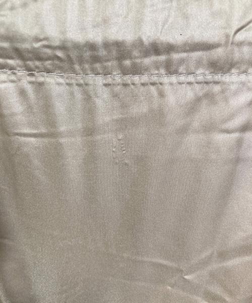 RALPH LAUREN（ラルフローレン）RALPH LAUREN (ラルフローレン) レザートリムナイロンダウンベスト　アウター　ライトアウター オリーブ サイズ:Mの古着・服飾アイテム