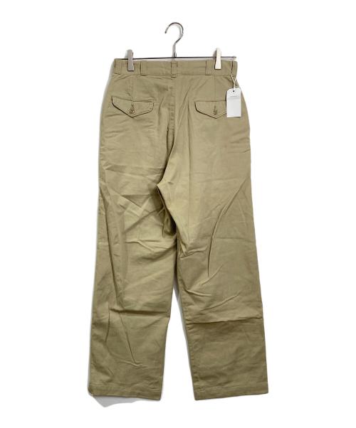 US ARMY（ユーエスアーミー）US ARMY (ユーエスアーミー) 【古着】USミリタリートラウザーパンツ　コットンパンツ　　60ｓ J.H RUTTER REX MFG.CO.INC　60年代 ベージュ サイズ:W28の古着・服飾アイテム