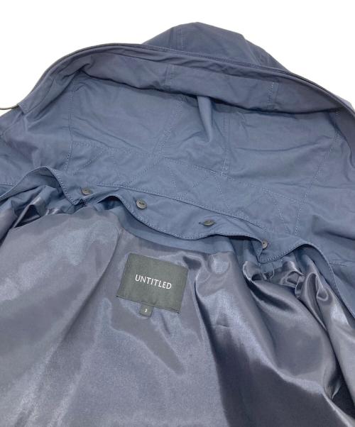 UNTITLED（アンタイトル）UNTITLED (アンタイトル) フード2WAY モッズコート　ナイロンコート ネイビー サイズ:1の古着・服飾アイテム