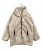 Scrap Bookスクラップブック）の古着「middle bore coat ボアジャケット　ボアコート」｜ホワイト×ブラック