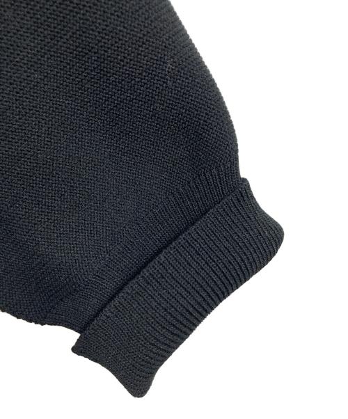 soutiencollar（ステンカラー）soutiencollar (ステンカラー) Cuir Knit クイールニット ジップカーディガン ホールガーメント　日本製　マドリガル取扱 ブラック サイズ:FREE 未使用品の古着・服飾アイテム