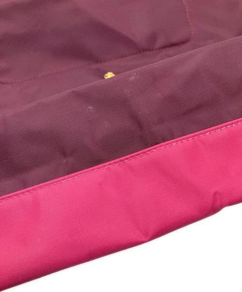 LONGCHAMP（ロンシャン）LONGCHAMP (ロンシャン) バイカラー ル プリアージュ リプレイ トップハンドルバッグ FUCHSIA フクシャ ピンク サイズ:実寸参照の古着・服飾アイテム