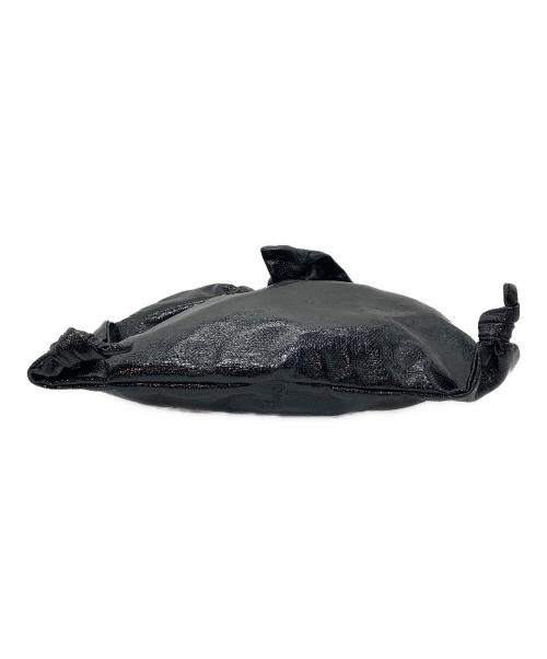 LUDLOW（ラドロー）LUDLOW (ラドロー) 24S Bag 018 シュシュ ハンドバッグ　セレモニー ブラック サイズ:実寸参照の古着・服飾アイテム