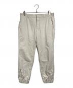 PRADAプラダ）の古着「裾ジップジョガーパンツ」｜グレー