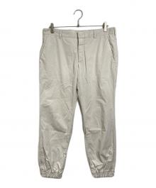 PRADA（プラダ）の古着「裾ジップジョガーパンツ」｜グレー