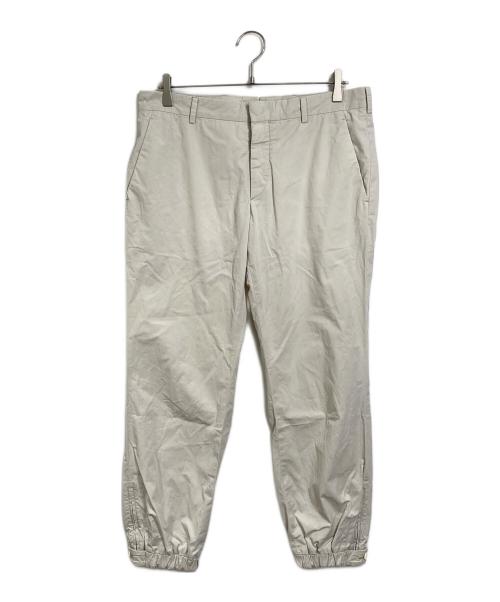 PRADA（プラダ）PRADA (プラダ) 裾ジップジョガーパンツ グレー サイズ:46の古着・服飾アイテム
