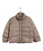 ReFLEcTリフレクト）の古着「ショート丈ダウンコート　ダウンコート　ダウンジャケット　アウター」｜ベージュ