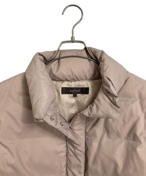 ReFLEcT（リフレクト）Reflect (リフレクト) ショート丈ダウンコート　ダウンコート　ダウンジャケット　アウター ベージュ サイズ:7	の古着・服飾アイテム