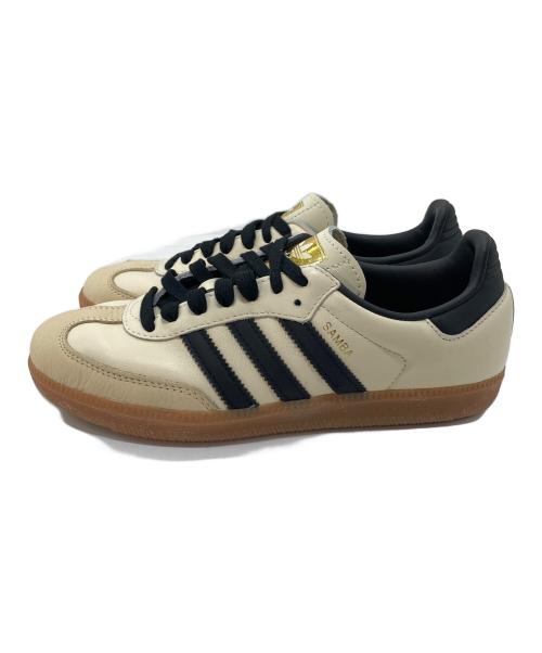 adidas（アディダス）adidas (アディダス) SAMBA OG サンバ　サンバOG ベージュ×ブラック サイズ:US 7の古着・服飾アイテム