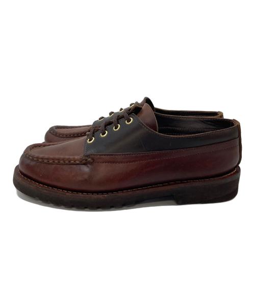 RUSSELL MOCCASIN（ラッセルモカシン）RUSSELL MOCCASIN (ラッセルモカシン) デッキシューズ　レザーシューズ ブラウン サイズ:7 1／2の古着・服飾アイテム
