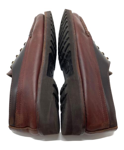 RUSSELL MOCCASIN（ラッセルモカシン）RUSSELL MOCCASIN (ラッセルモカシン) デッキシューズ　レザーシューズ ブラウン サイズ:7 1／2の古着・服飾アイテム