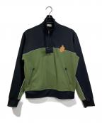 MONCLER GENIUS×J.W.ANDERSONモンクレール ジーニアス×ジェイダブリューアンダーソン）の古着「トラックトップ　スウェットトレーナー　バイカラー」｜グリーン