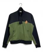MONCLER GENIUS×J.W.ANDERSONモンクレール ジーニアス×ジェイダブリューアンダーソン）の古着「トラックトップ　スウェットトレーナー　バイカラー」｜グリーン