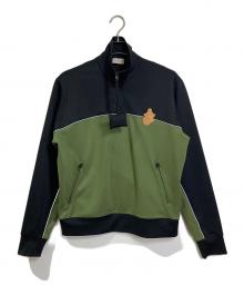 MONCLER GENIUS×J.W.ANDERSON（モンクレール ジーニアス×ジェイダブリューアンダーソン）の古着「トラックトップ　スウェットトレーナー　バイカラー」｜グリーン