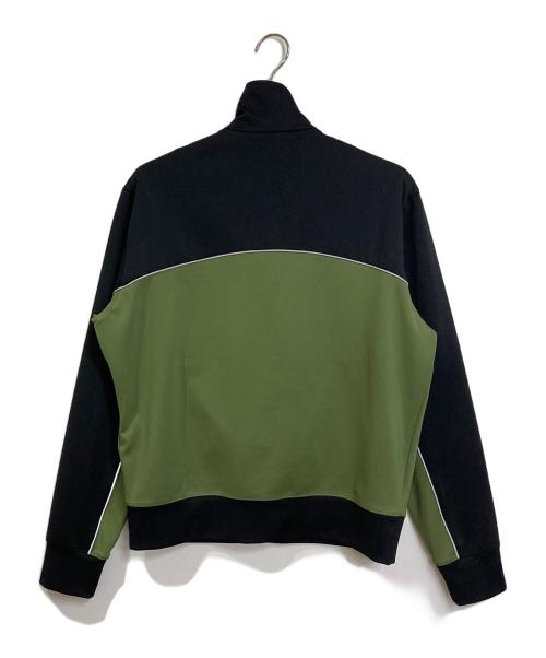 MONCLER GENIUS（モンクレール ジーニアス）MONCLER GENIUS (モンクレール ジーニアス) J.W.ANDERSON (ジェイダブリューアンダーソン) トラックトップ　スウェットトレーナー　バイカラー グリーン サイズ:Sの古着・服飾アイテム